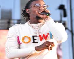 The rapper fell into controversy when he rapped in a song with the line 